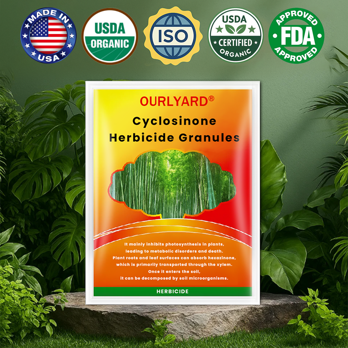 🌲Ourlyard® Cyclosinone Herbicide Granules