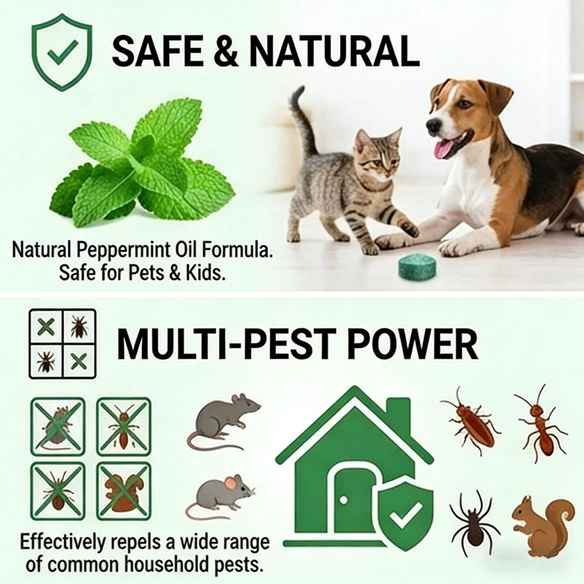 🥳2026 HOT SALE🥳💞50K+ SOLD!🏠🛡️ 50% OFF! All‑Pest Repellent – Safe for pets & wildlife. No poisons, just effective. Use indoors & out. 🐾✅