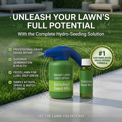 🌱Hydro Seeding Lawn Solution