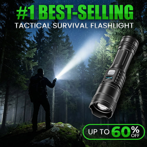 🔥HOT SALE 60% OFF🔥Super Bright Ultimate Survival Flashlight For All Emergency🔦