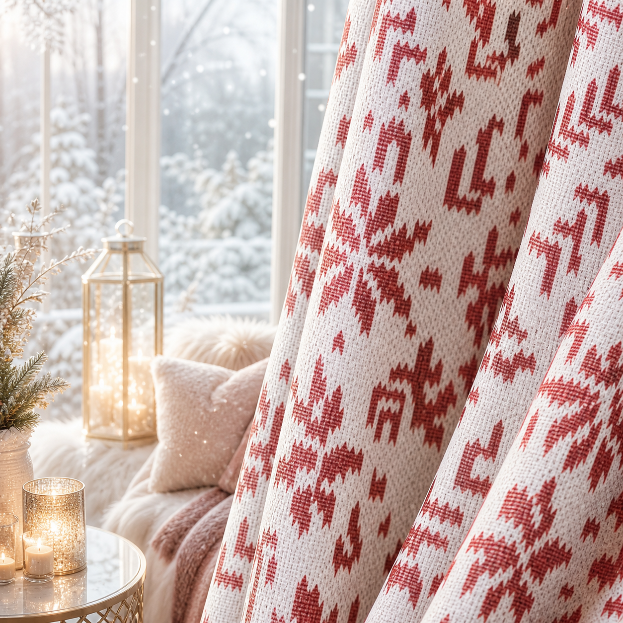 A Cozy Christmas Touch for Every Window