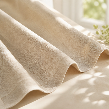 Linen Light-Filtering Door Curtain