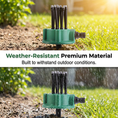 REKULO™ 360° Precision Irrigation Sprinkler – 360° multi‑directional, custom spray patterns. Gentle on delicate plants. Save water, grow better. 🌱✅