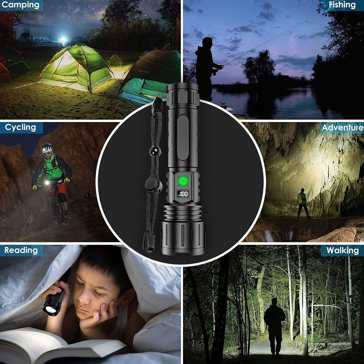 🔥HOT SALE 60% OFF🔥Super Bright Ultimate Survival Flashlight For All Emergency🔦